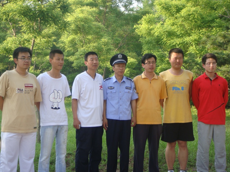 2010年渤海大学少北武术学会会长、秘书长毕业合影留念（一）(图3)